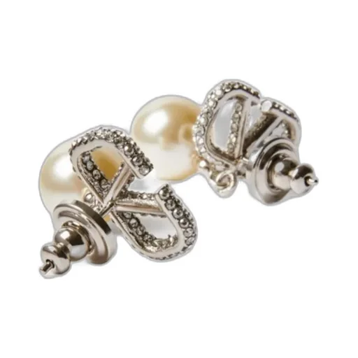 Vlogo Signature Embellished Drop Earrings