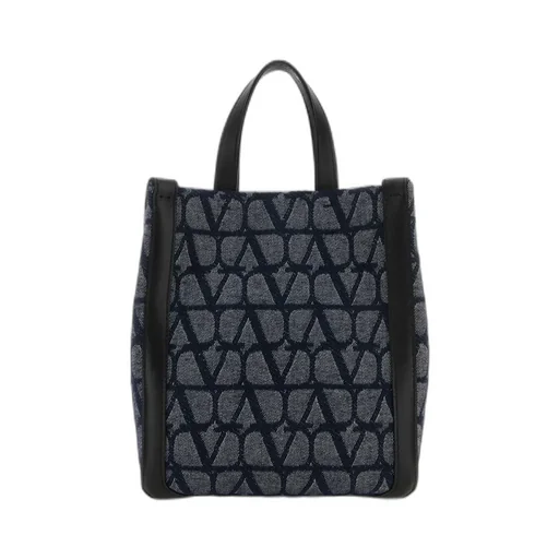 All-Over Logo Patterned Top Handle Bag