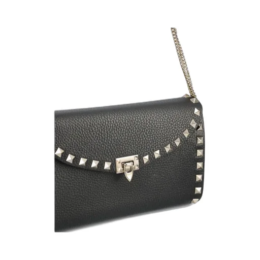 Rockstud Foldover Top Crossbody Bag