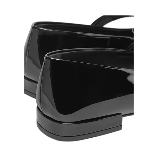 Gianni Ribbon Square-Toe Ballerina Shoes