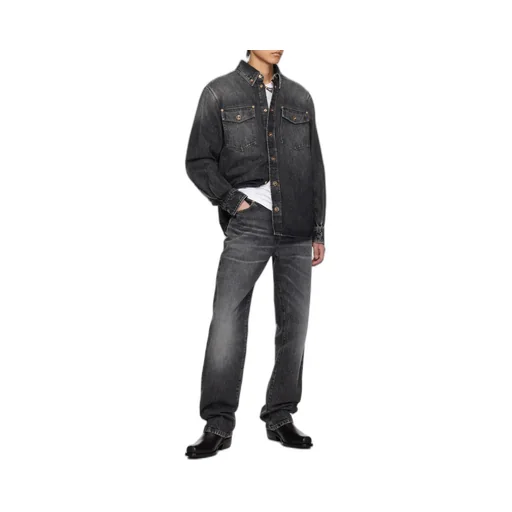 Button-Up Denim Shirt