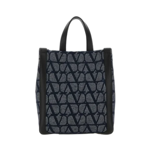 All-Over Logo Patterned Top Handle Bag