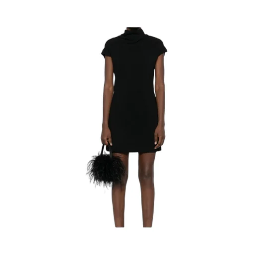 Crepe Mini Dress