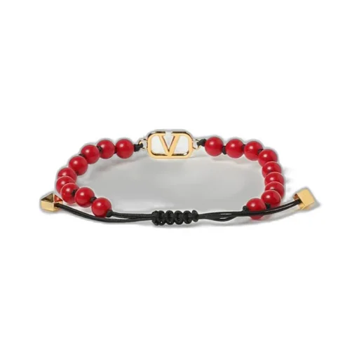 Vlogo Signature Bead Embellishment Bracelet