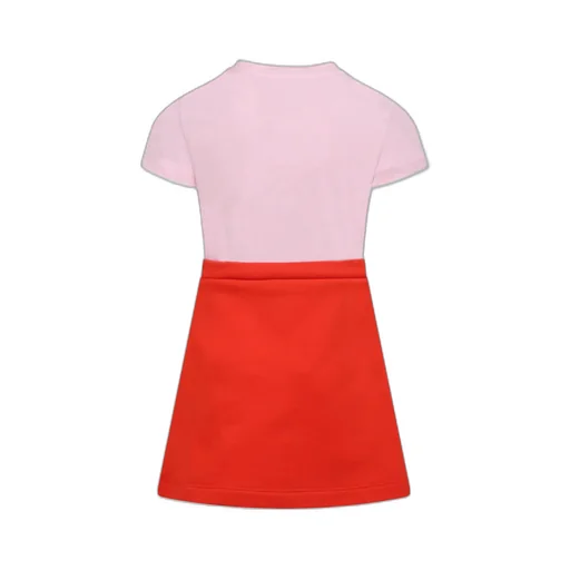 Two-Toned Logo Printed Dress