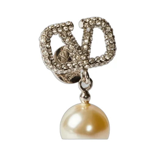 Vlogo Signature Embellished Drop Earrings