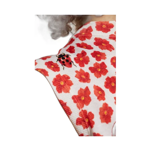 Floral Motif Sleeveless Top