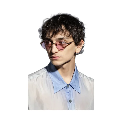 Rockstud Geometric-Frame Sunglasses
