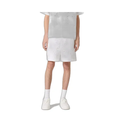 Wide-Leg Bermuda Shorts