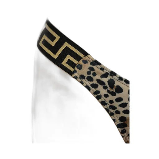 Leopard-Print Bikini Bottoms