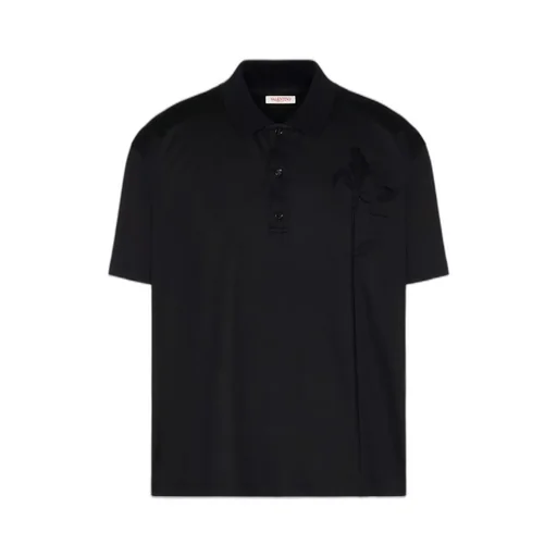 Button Detailed Straight Hem Polo Shirt