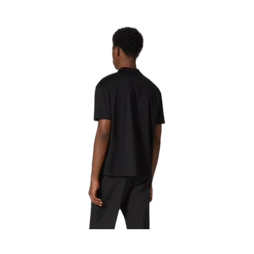 Button Detailed Straight Hem Polo Shirt