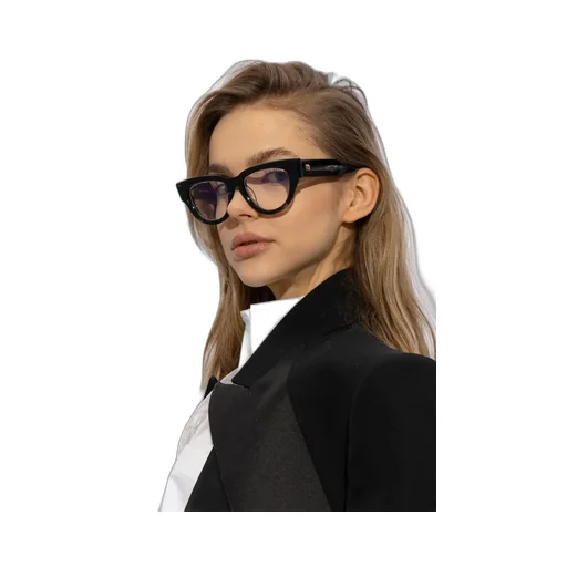 Cat-Eye Flat Mirror Eyeglasses