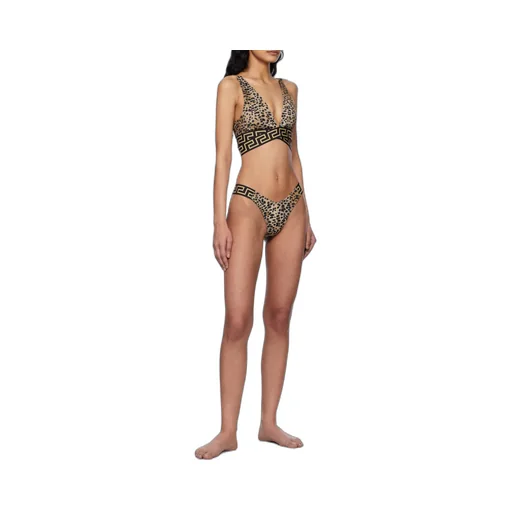 Leopard-Print Bikini Bottoms