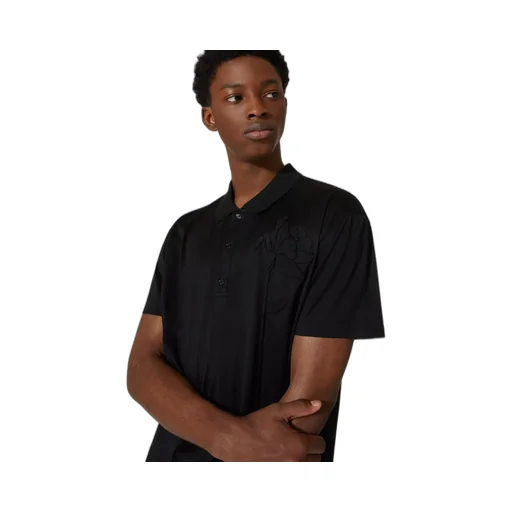 Button Detailed Straight Hem Polo Shirt