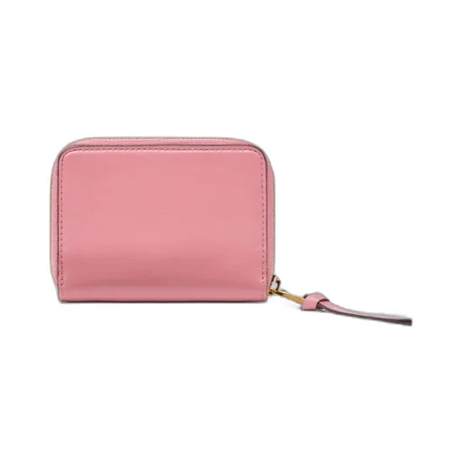 Logo-Lettering Zipped Wallet