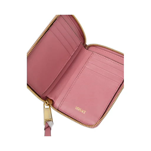 Logo-Lettering Zipped Wallet