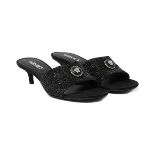 Alia Embellished Heeled Mules