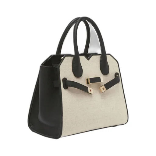 Milano Canvas Two Handles Mini Bag