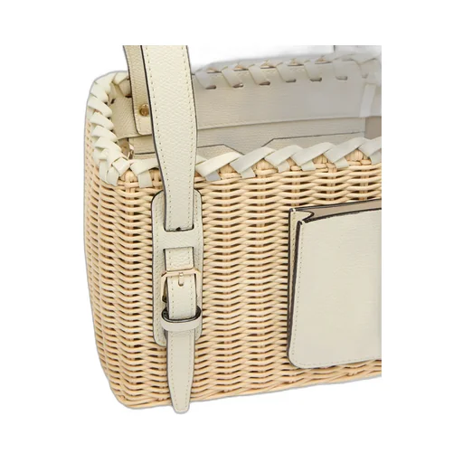 Soft Wicker Bucket Micro Bag