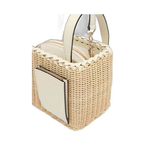 Soft Wicker Bucket Micro Bag