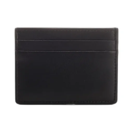 Logo Monogrammed Denim Cardholder
