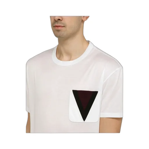 V Detailed Crewneck T-Shirt