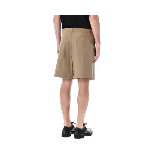 Logo Plaque Bermuda Shorts