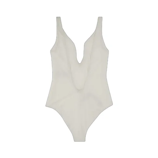 Logo Plaque One-Piece Swimsuit