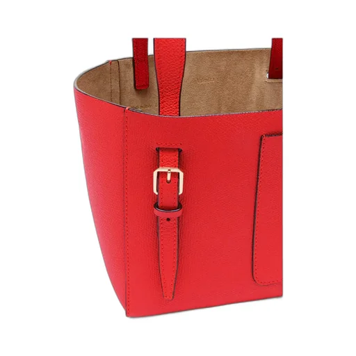 Patch-Pocket Zip-Up Mini Tote Bag