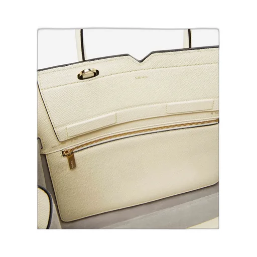 Medium Milano Leather Tote Bag