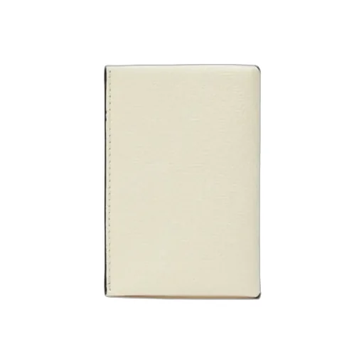 Buttoned Logo Stamped Card Holder