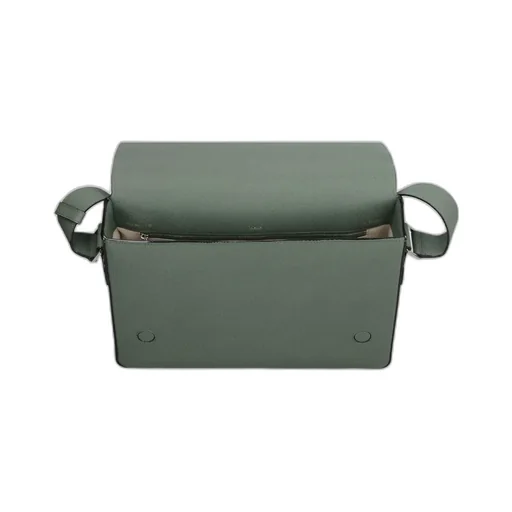 V-Line Foldover-Top Messenger Bag