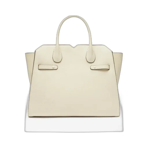 Medium Milano Leather Tote Bag
