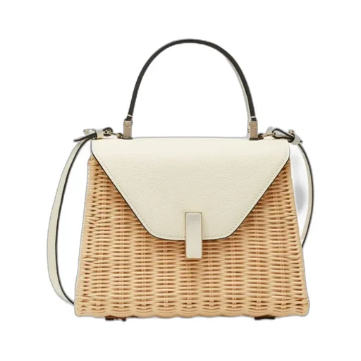 Iside Mini Woven Top Handle Bag