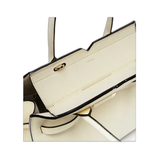 Medium Milano Leather Tote Bag