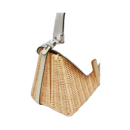 Iside Mini Woven Top Handle Bag