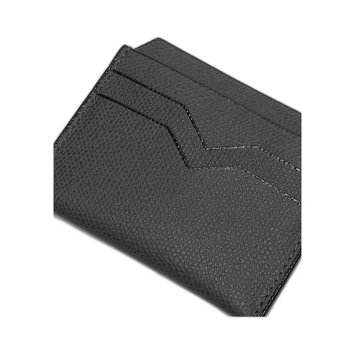 V-Shape Detail Leather Cardholder
