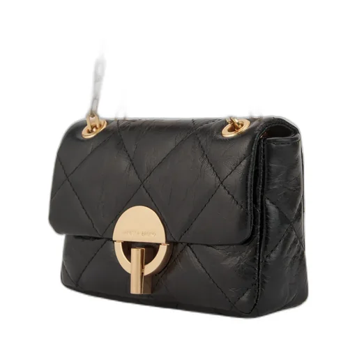 Moon Quilted Shoulder Bag