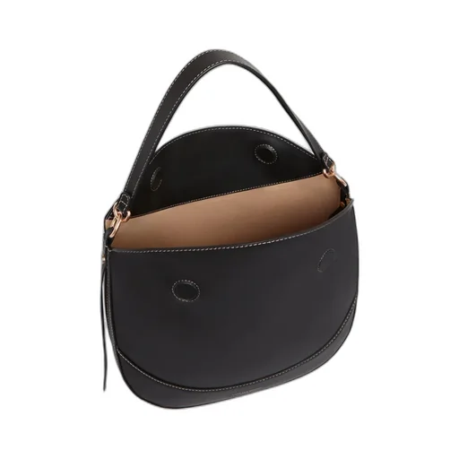 Large Top Handle Curved Shoulder Bag
