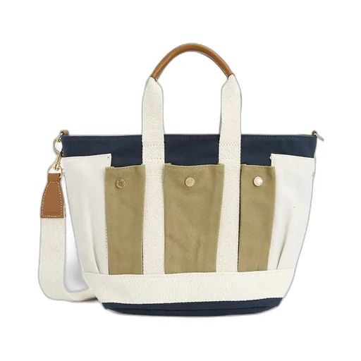 Logo Multi-Pocket Shoulder Bag
