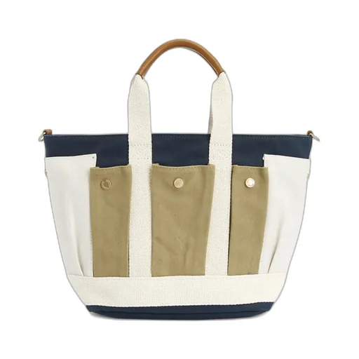 Logo Multi-Pocket Shoulder Bag
