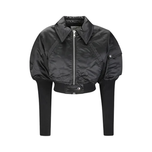 Satin Bomber Jacket