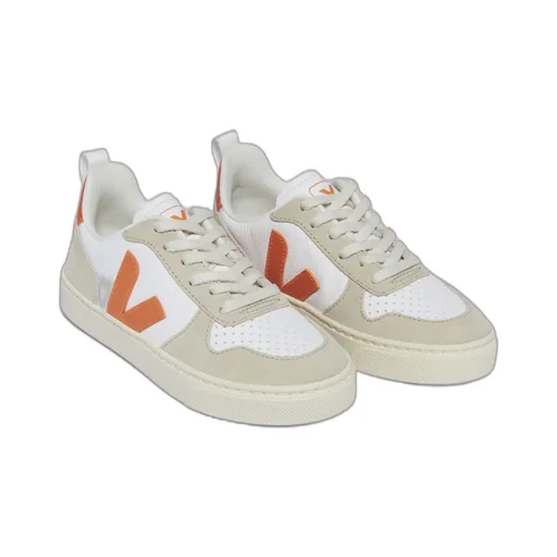 V-10 Logo Patch Sneakers