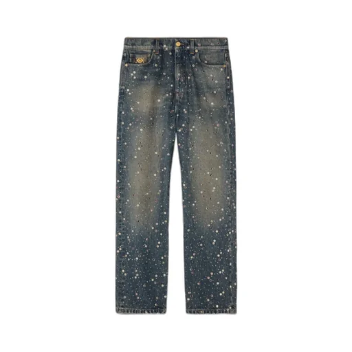 Embellished Denim Jeans