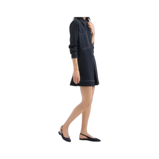 Collared A-Line Dress
