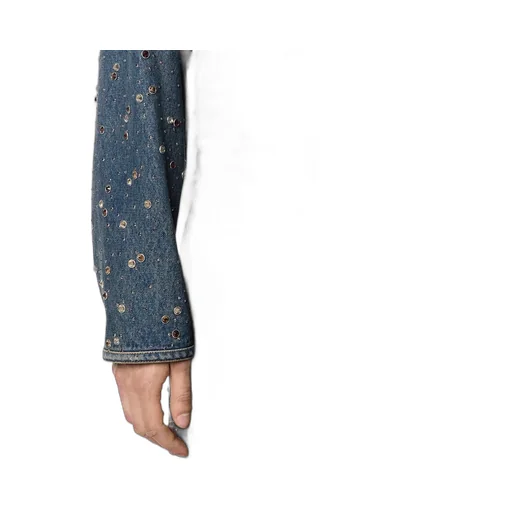 Embellished Denim Jeans