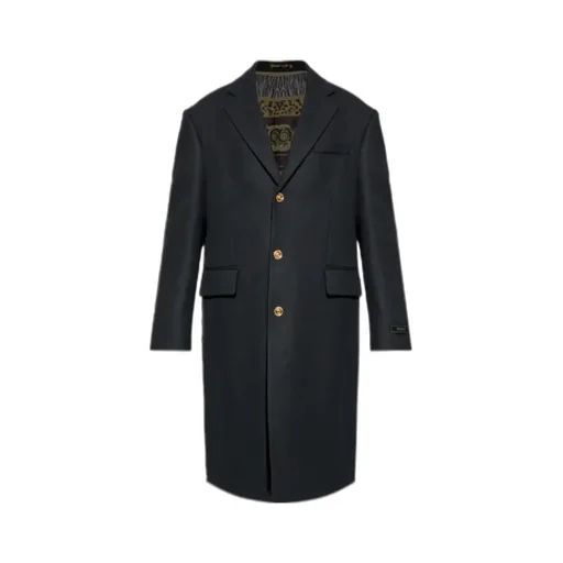 Single-Breasted Long Coat