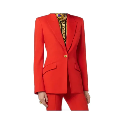 Single-Breasted Tailored Blazer