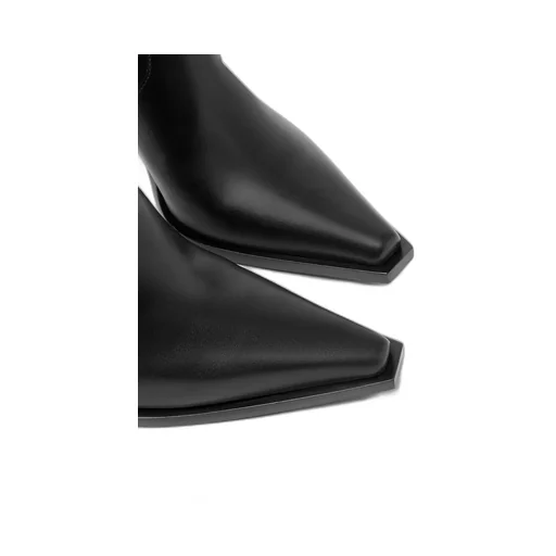 Zip-Up Heeled Ankle Boots